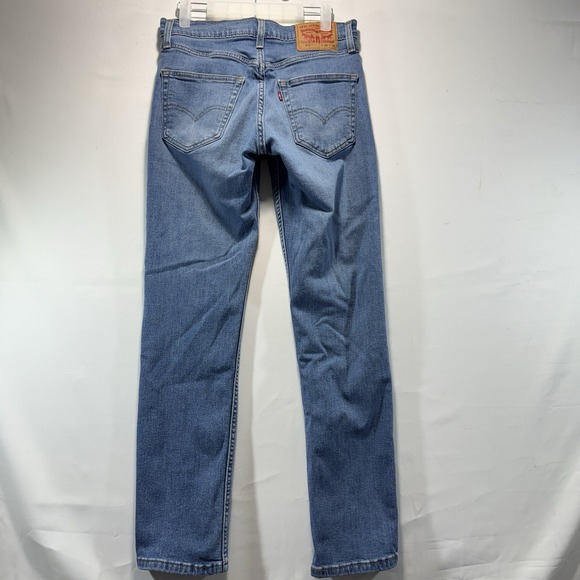 Levis 511 Jeans Mens 30x32 Blue Straight Leg Medium Wash Denim - Picture 12 of 15